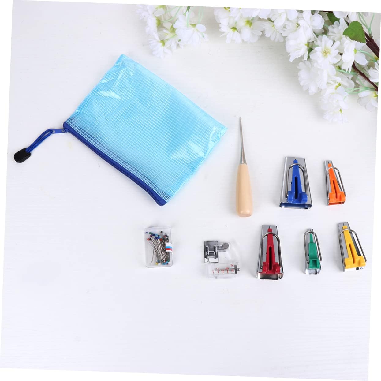 Gadpiparty Fabric Bias Tape Makers Quilting Kit Sewing Accessories Tools for Quilting Sewing