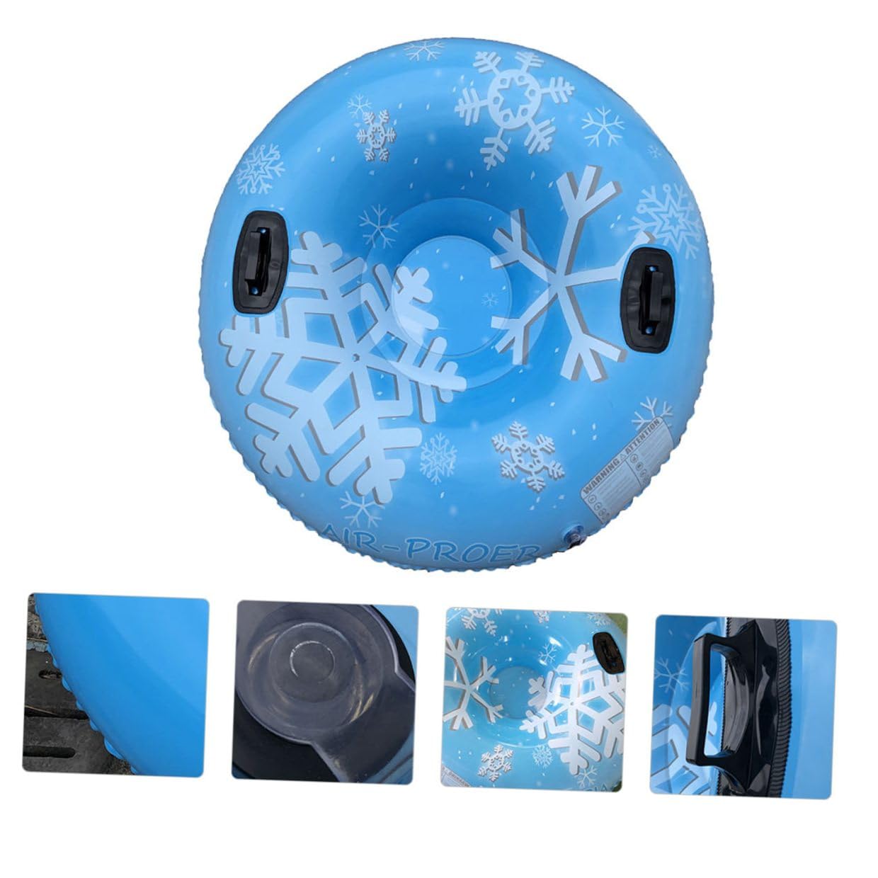 Aufblasbarer Schneereifen aus PVC für Draußen, Blau, 1 Stück