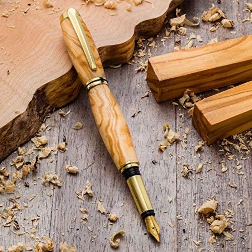 ROCKLER JUNIOR GENTLEMAN I FOUNTAIN PEN HARDWARE KIT, GOLD