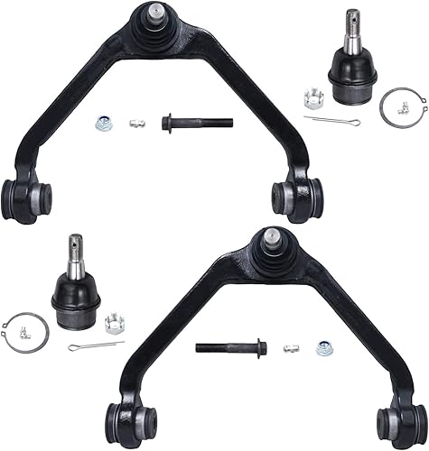 Miniatura 91 de Detroit Axle - Kit de 4 brazos de control delanteros para Chrysler 300 Dodge Challenger Charger Magnum, 2 brazos de control delantero inferiores con