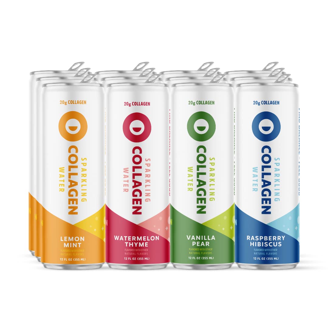 Buy Circle Sparkling Collagen Water Variety 12Pack. Refreshing Infused