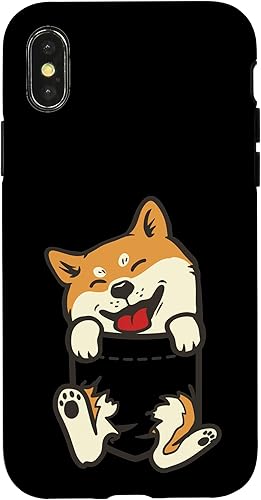 Miniatura 7 de Funda de regalo para iPhone 13 Pro Max Pocket Shiba Inu Feet Cute Doge Akita Dog Lover