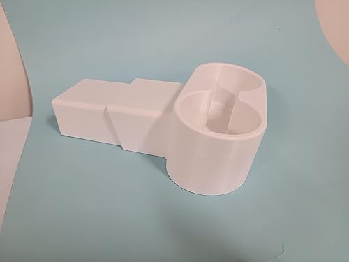 Inserto de portavasos personalizado para camioneta Chevy 1973-1987, reemplazo de cenicero (blanco)