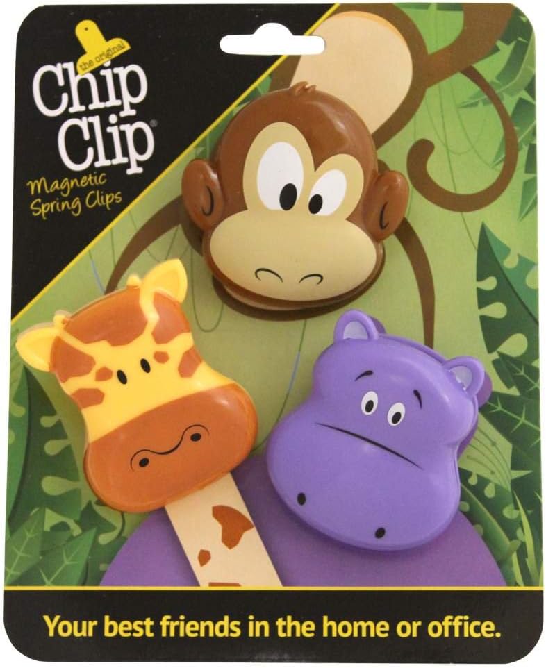 Animal Clips, Your Best Friends in the Home or Office (2.5 x 3, Jungle)