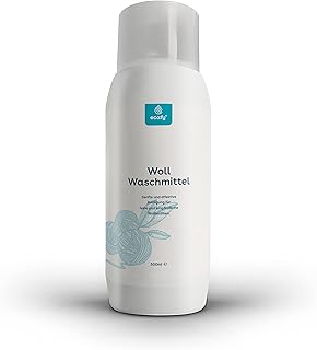Wollwaschmittel mit Lanolin - Wolle Seide Baby Waschmittel flüssig Woll Lammfell sensitive Waschmittel Wollwalk, Kaschmir, Merino, Schurwolle (500 ml)