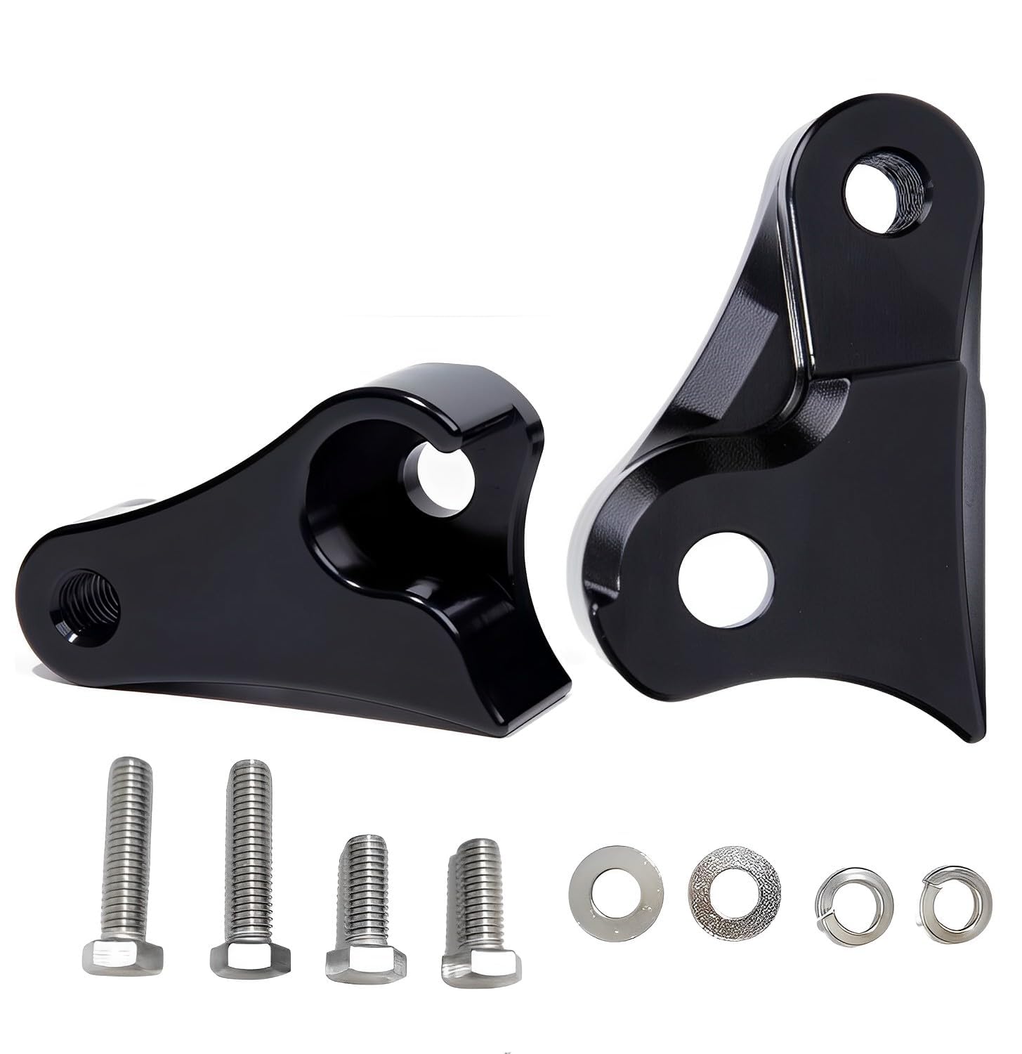 Road Glide TDZ 1" Lowering Link Blocks Kit For 2008-2023 Harley Davidson Touring Models - Fits Street Glide, Road King, Electra Glide, , Ultra Limited (Not For Air Ride Suspension) CNC Billet - View #14