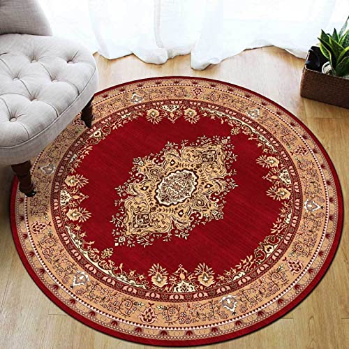 makeups58 Moderner Designer Teppich, rutschfest Waschbar Outdoor Teppich Rund Oriental...