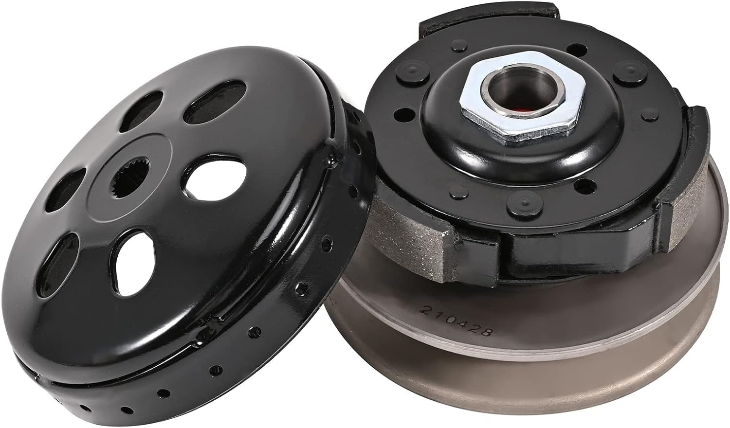 Trkimal Corse ad alte prestazioni Puleggia azionata frizione posteriore per GY6 125cc 150cc 1P52QMI 1P57QMJ Engine Scooter Moped ATV Go-Kart (GY6-125/150CC)
