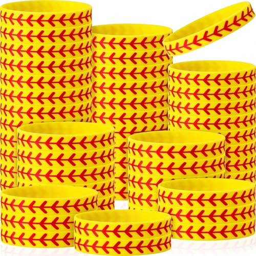 Pulseras de béisbol para niños y niñas ideales como suministros de fiestas Sasylvia