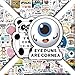 Eye Doctor Stickers-60Pcs Ophthalmologist Optometrist Waterproof Vinyl Decals for Cup Water Bottles Laptop Luggage Computer Mobile Phone Guitar Skateboard Decoration