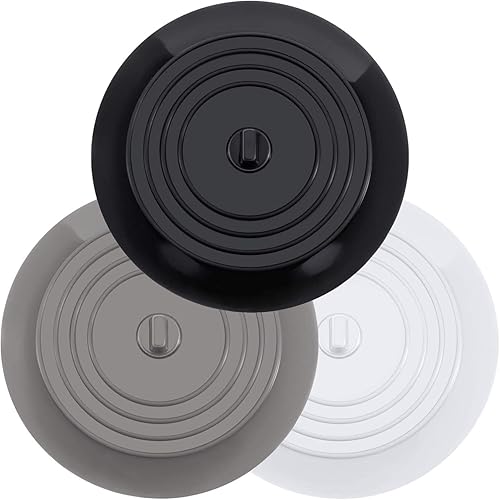 Miniatura 10 de BEADNOVA Tapón de drenaje para bañera, tapón de drenaje para bañera, tapón de drenaje para bañera (6 pulgadas, 2 unidades, azul)