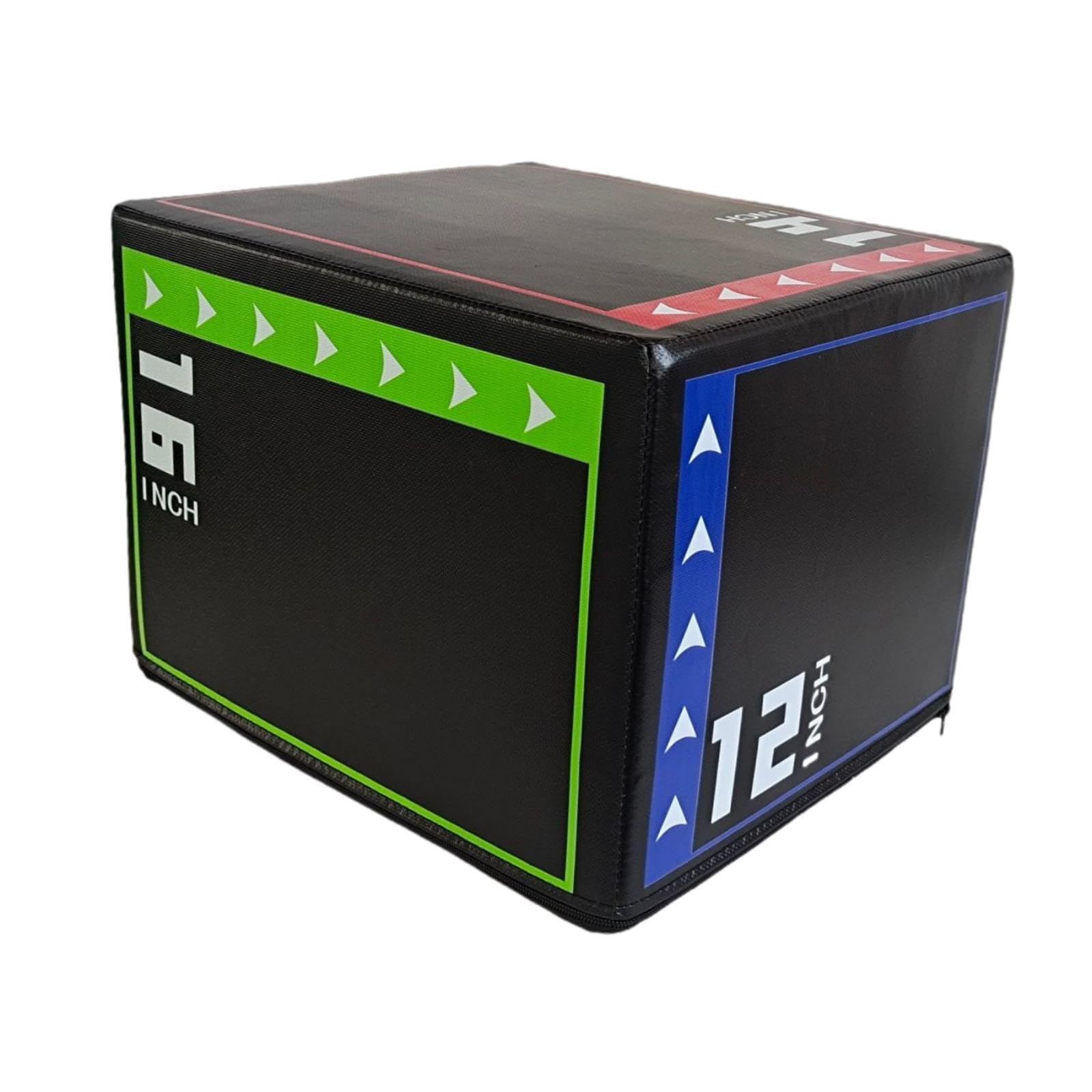 Plyometrisches Sprungbox Step Box Springen für Fitness Workout, Übungen und Heim Gym Konditions Krafttraining 3 in 1 Plyometrisches Sprungbox Step Springen