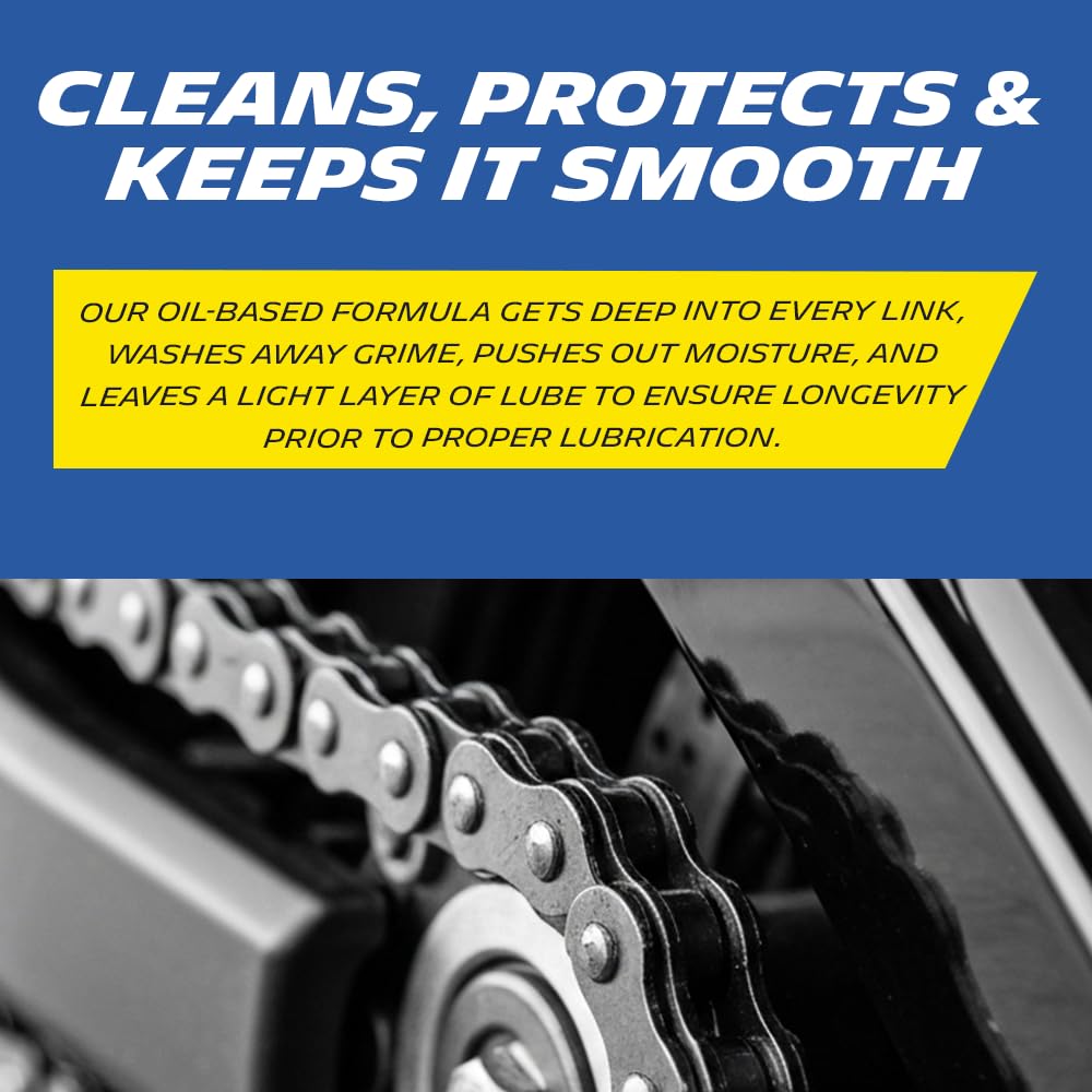 MICHELIN Bike Chain Cleaner Spray 150ml | Powerful Degreaser for Motorbike & Bicycle Chains | Easily Removes Grease, Dirt & Grime | Safe on Standard, O-Ring, X-Ring & Z-Ring Chains 2