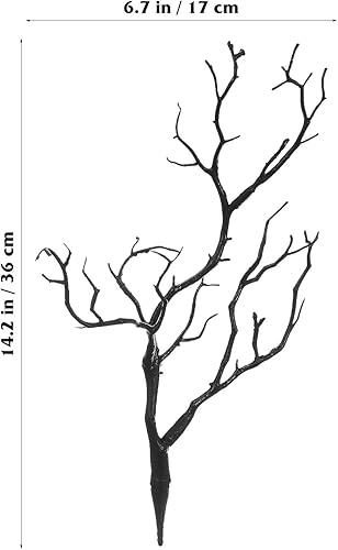 Miniatura 4 de MAGICLULU Rama de coral de plástico simulado, rama de asta artificial para tocado, ramita de árbol de coral para decoración del hogar, bricolaje,