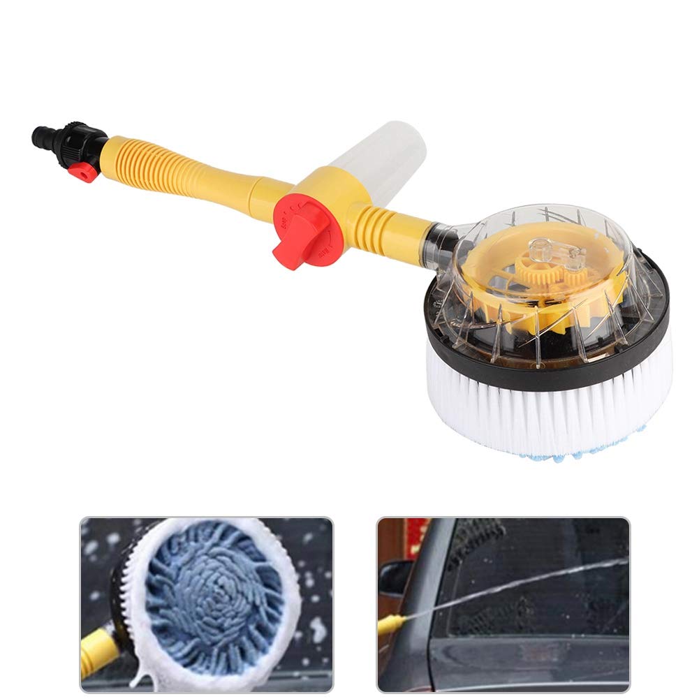 Kit Spazzole per Autolavaggio, Spazzola per Autolavaggio per Auto a Casa Spazzola a Rotazione Automatica Strumenti per la Pulizia Accessori per Idropulitrici Testa della Spazzola per Lavaggio in Cinig