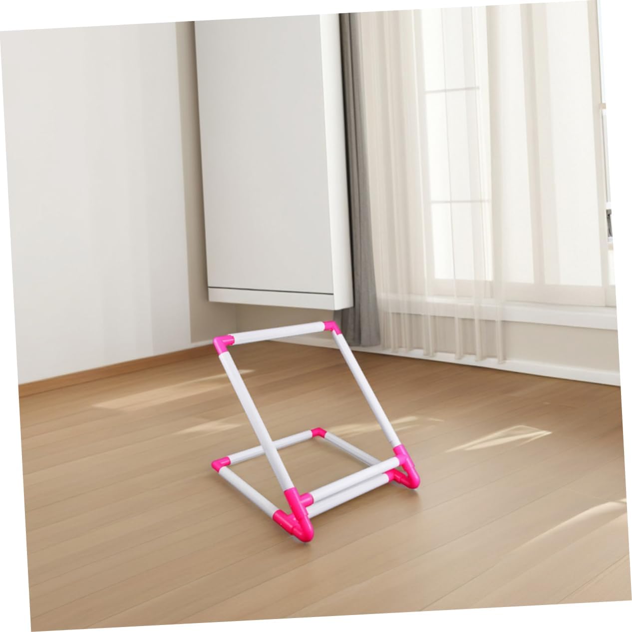 Tofficu Plastic Cross Stitch Embroidery Frame Stand Craft Holder for Quilting Durable and Easy to Clean Needlework Support for Sewing Projects
