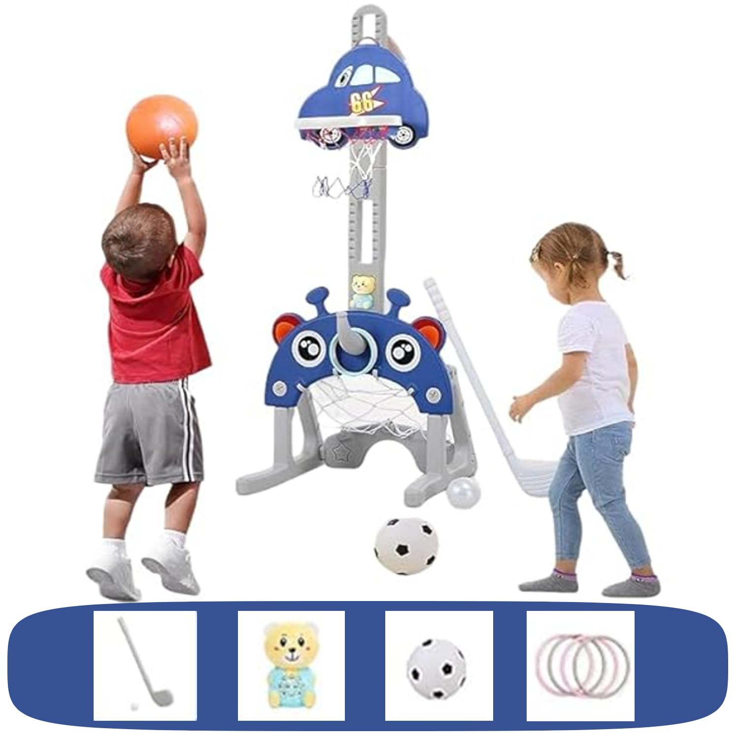See full amazon price history chart for Careopeta 5 in 1 Kids Basketball Set at Home for Boys and Girls Football, Ring,Hockey Stick,Music Toy Upto 5 Yrs with Height Adjustable Upto 80-140cm (Blue) Careopeta 5 in 1 Kids Basketball Set at Home for Boys and Girls Football, Ring,Hockey Stick,Music Toy Upto 5 Yrs with Height Adjustable Upto 80-140cm (Blue) (B0CZ6QH7PK) Amazon Price History, Amazon Price Tracker
