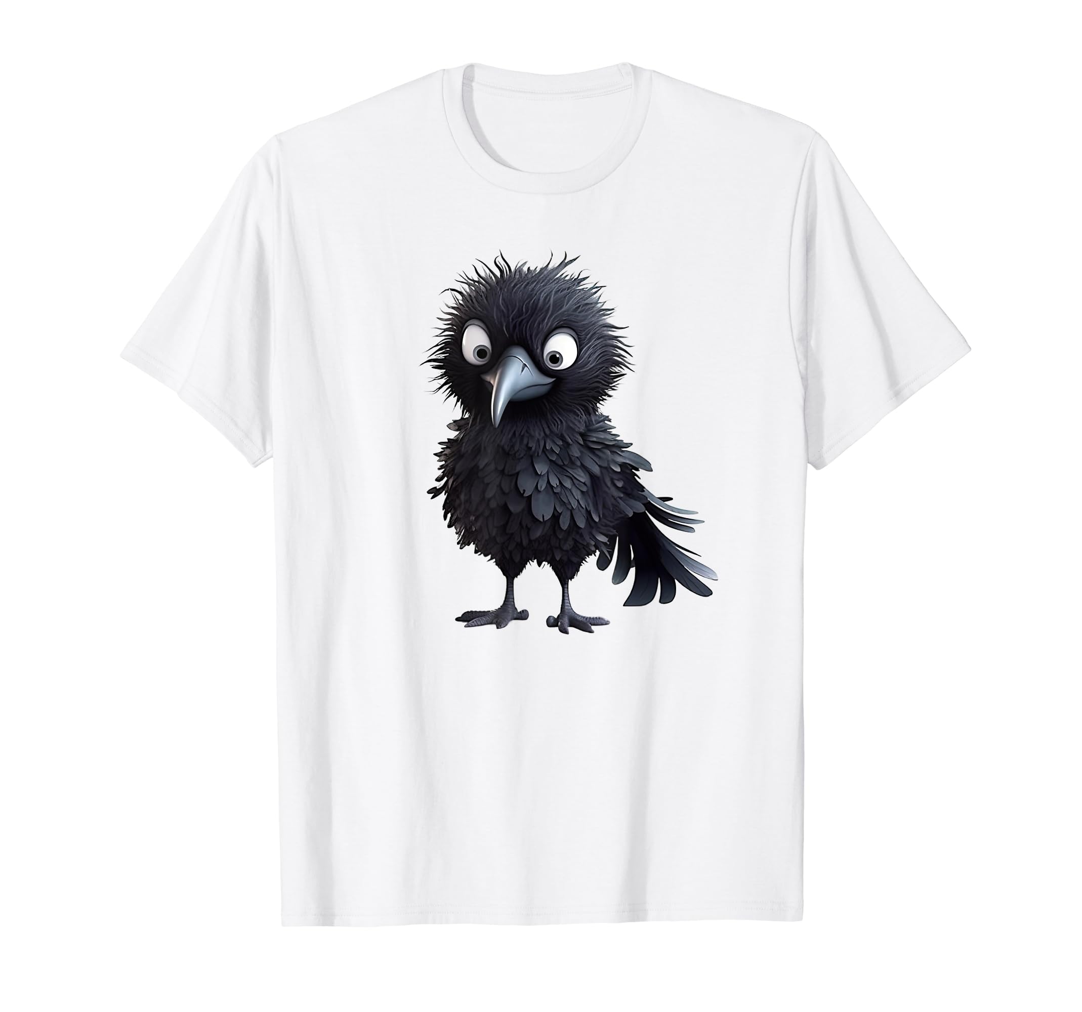 Black Crow Bird Gifts For Raven Lover Bird WatcherBlack Raven Bird Graphic For Gothic Kids Women Men Cute Crow T-Shirt