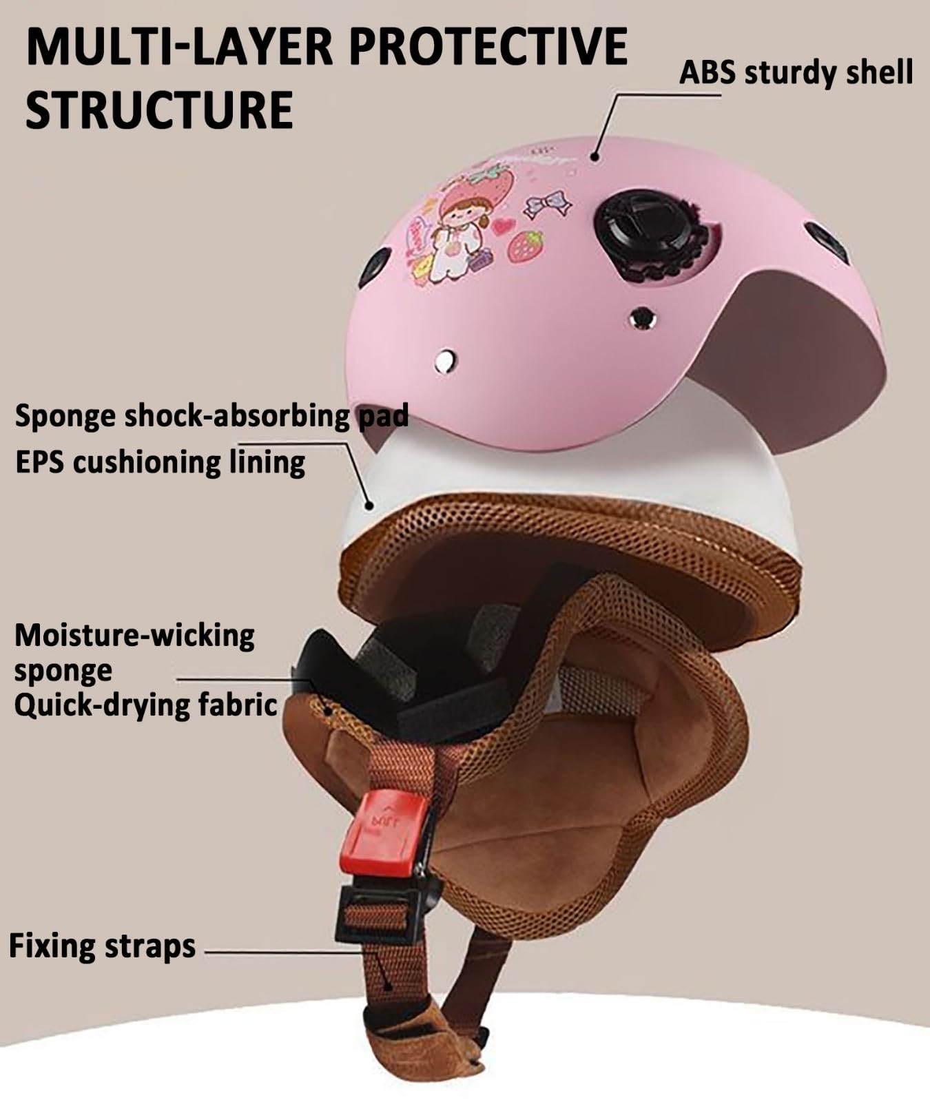 Casco Infantil Abierto para Motocicleta, para Niños Y Niñas 2 A 6 Años, Homologado ECE 22.06, Casco Infantil para Patinete con Visera Solar, Casco Jet Infantil para Motocicleta
