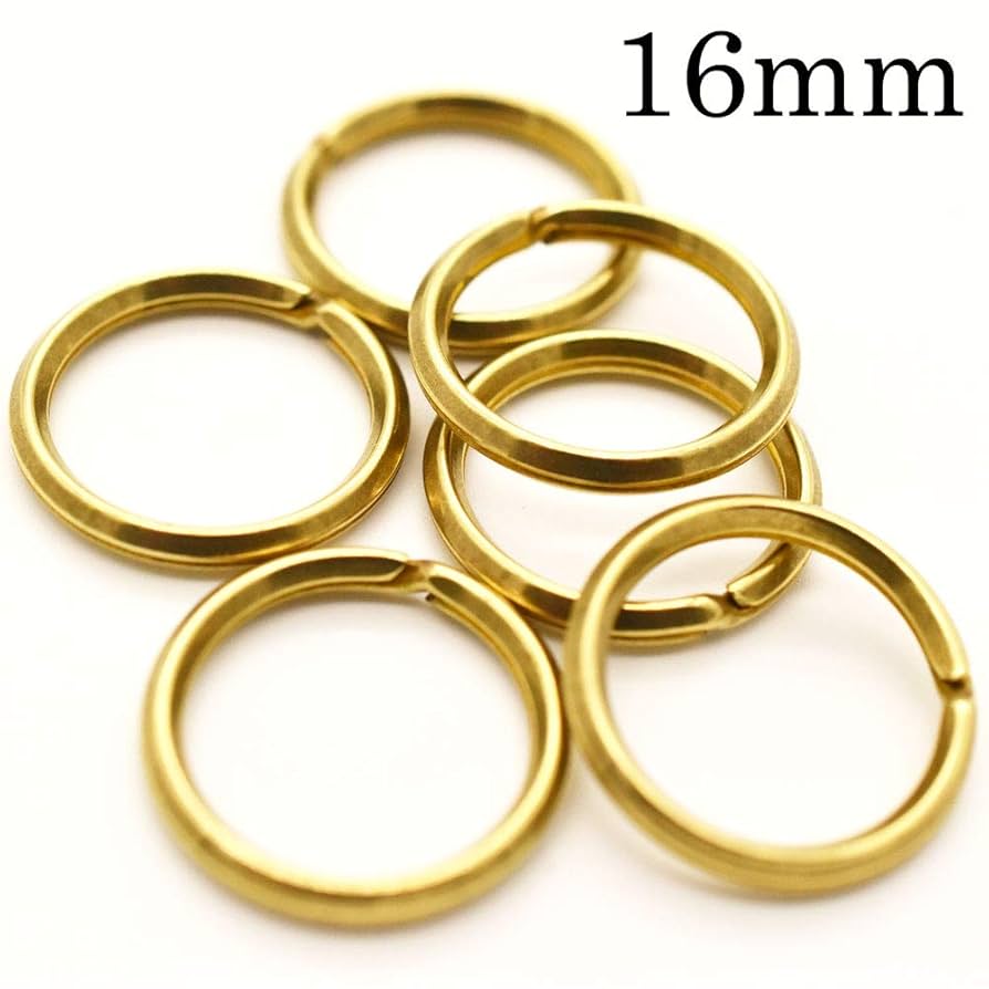 二重カン 真鍮製二重リング キーホルダー　200点セット 二重カン 真鍮製二重リング キーホルダー 200点セット 楽天市場