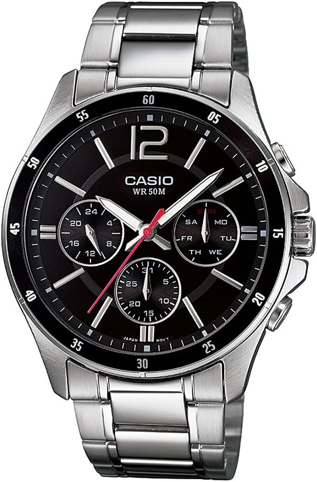 Casio Enticer Analog Black Dial Men's Watch - MTP-1374D-1AVDF (A832)