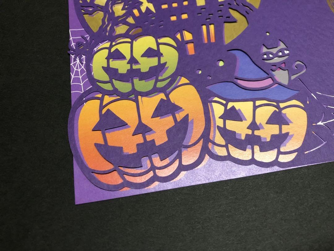 Amazon.co.jp: 勝林寺 切り絵御朱印 ハロウィン : 文房具