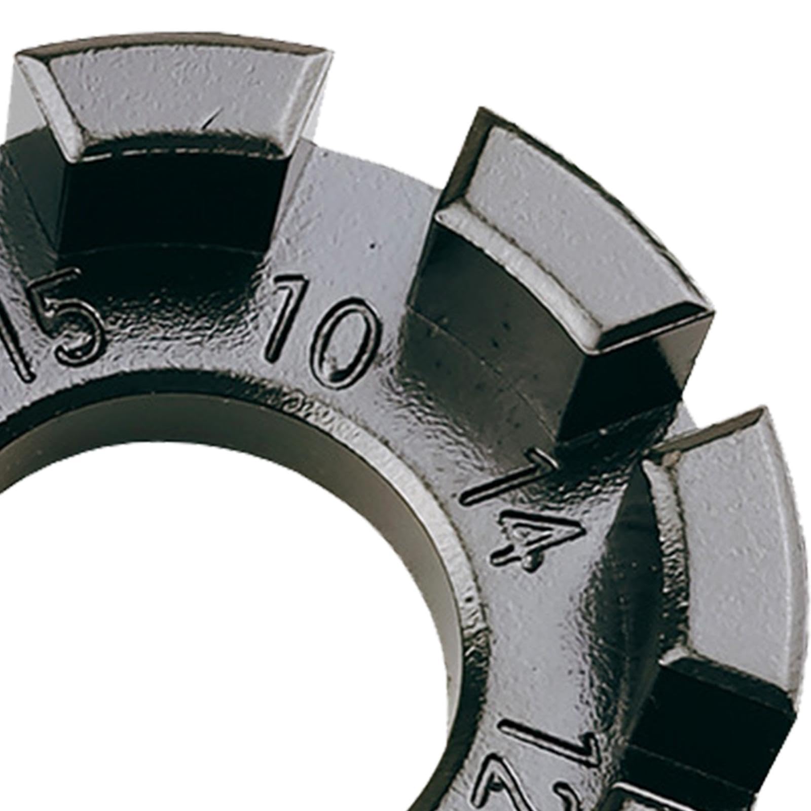 rockible Spoke Wrench, Hard Steel 8 Way Bike Rim Truing Tool for Adjust Bicycle Wheel Tension, Black