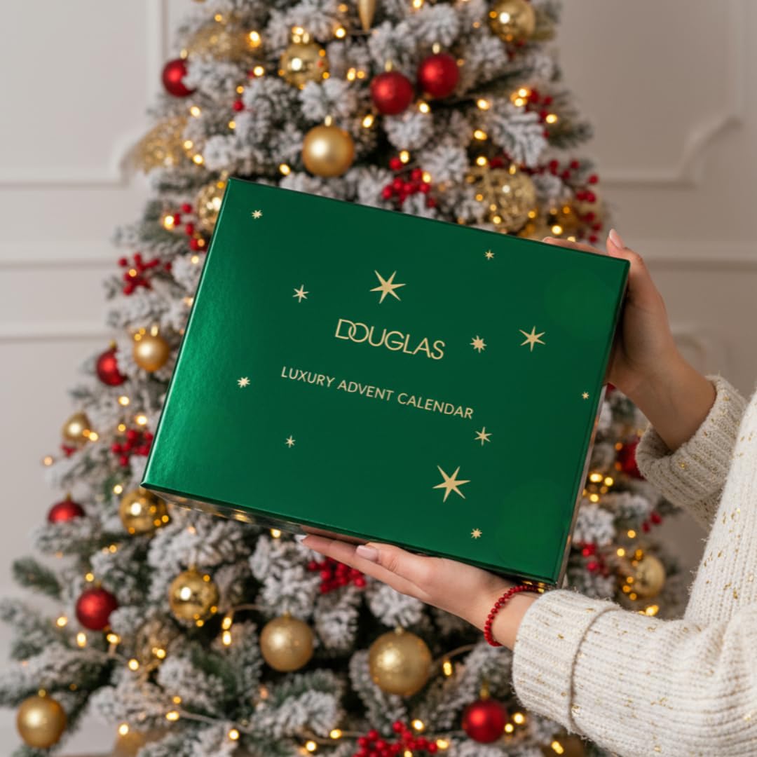 Douglas Calendario de Adviento 2025 para mujer, maquillaje de lujo, brillo de labios, delineador de labios, rímel, calendario de Adviento de belleza para mujer y mujer, calendario de Adviento