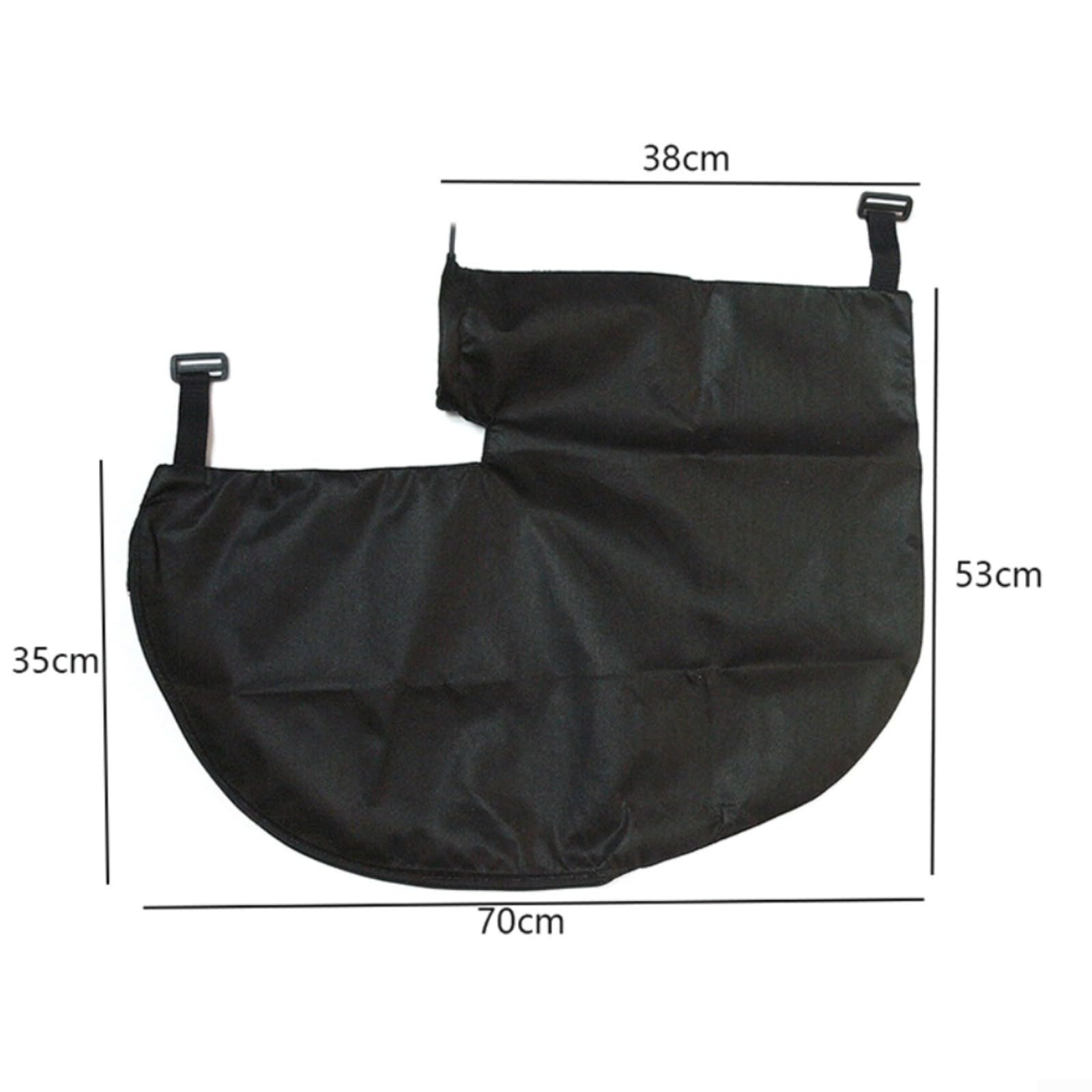 Saco de succión de hojas de 30 cm compatible con Ein-hell GE-CL 36 Li E-Solo y Gardenic Hof 3000 W, tejido no tejido resistente con cremallera para conexiones ovaladas y redondas (2 unidades)