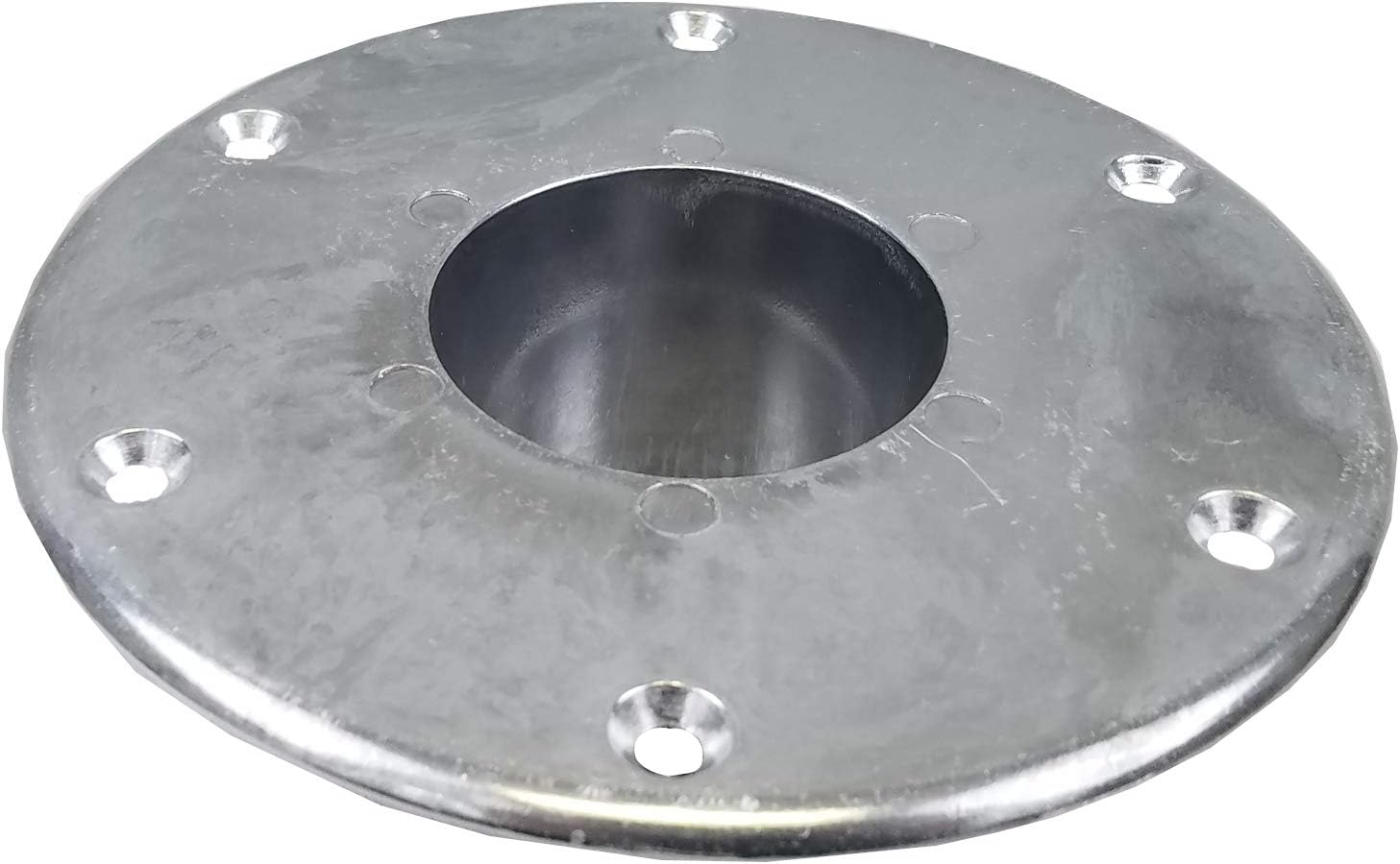 Class A Customs | 2 Pack | Heng's 27.5" RECESSED RV Chrome Straight Table Leg Kit (2 Legs - 2 Surface Bases - 2 Recessed Bases)