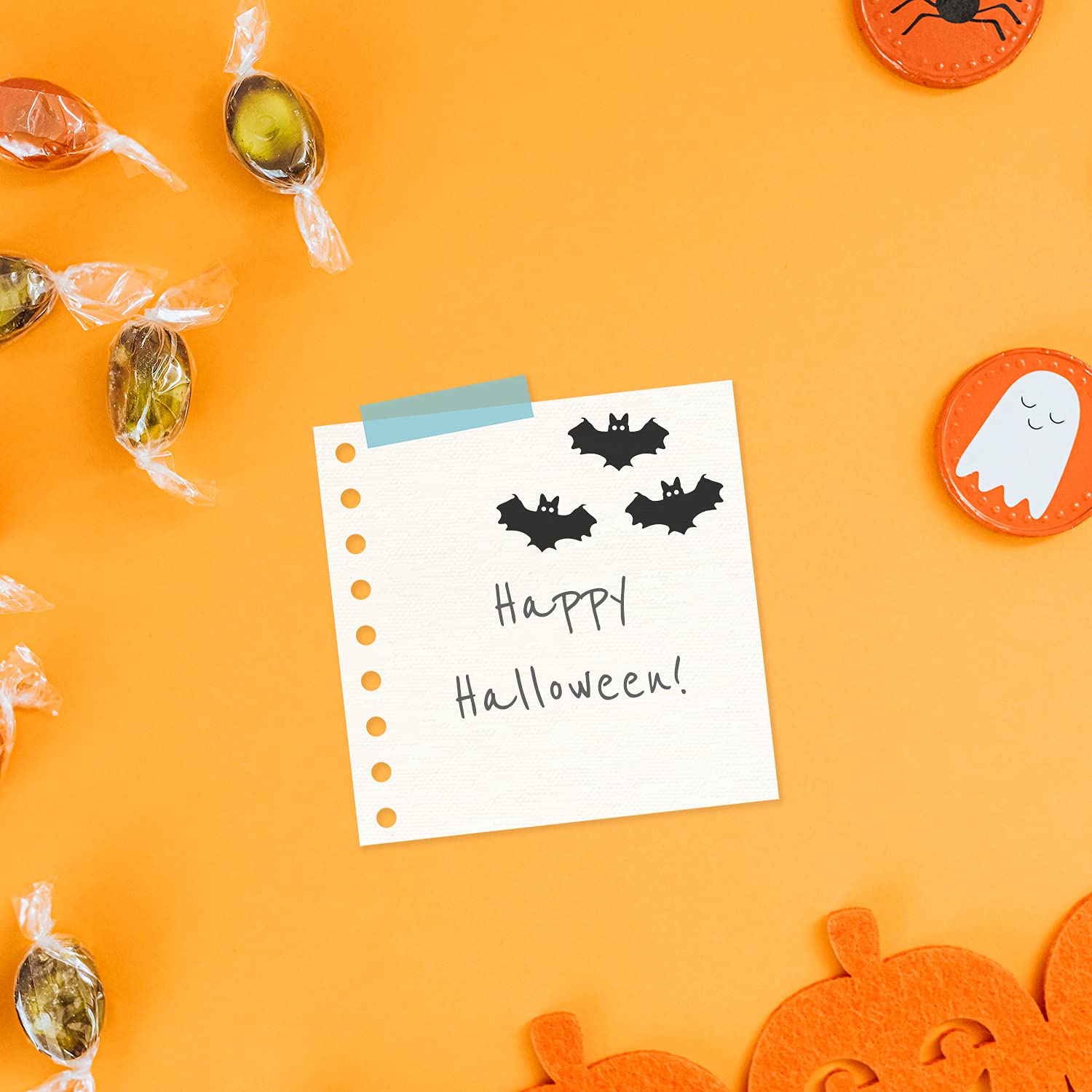 Black Bat Self Inking Stamp - Halloween Teacher Reward -3 Black Bat Self Inking Stamp - Halloween Teacher Reward -3