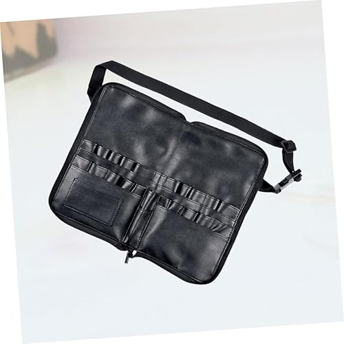 Miniatura 3 de Beavorty Profesional cepillo de maquillaje bolsa de la cintura cosmética de la PU para las mujeres maquillaje cepillo organizador 24 tubos 4