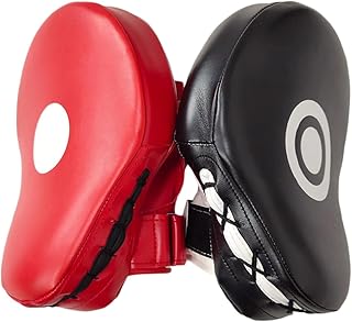 Toddmomy 1pair Boxing Kickboxing Bag Kung Fu Pad Kicking Shield Boxing Hand Target Punching Mitt Boxing Pad Gloves Boxing Gloves Training Gloves Foot Target Fitness Arc Boxing Training Mitt