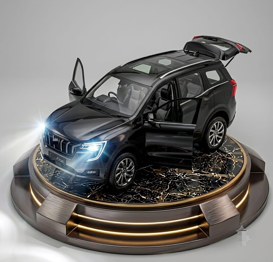Metal |XUV700| Toy Car Pullback Die Cast Car |Light Sound| Open Doors0-image-1