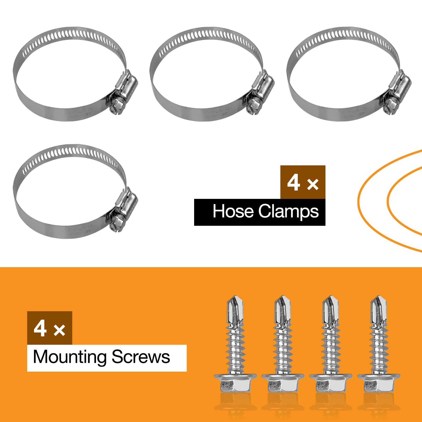 Kit de soporte de montaje de depósito de amortiguadores universales 803-02-042 apto para 2.0 o 2.5