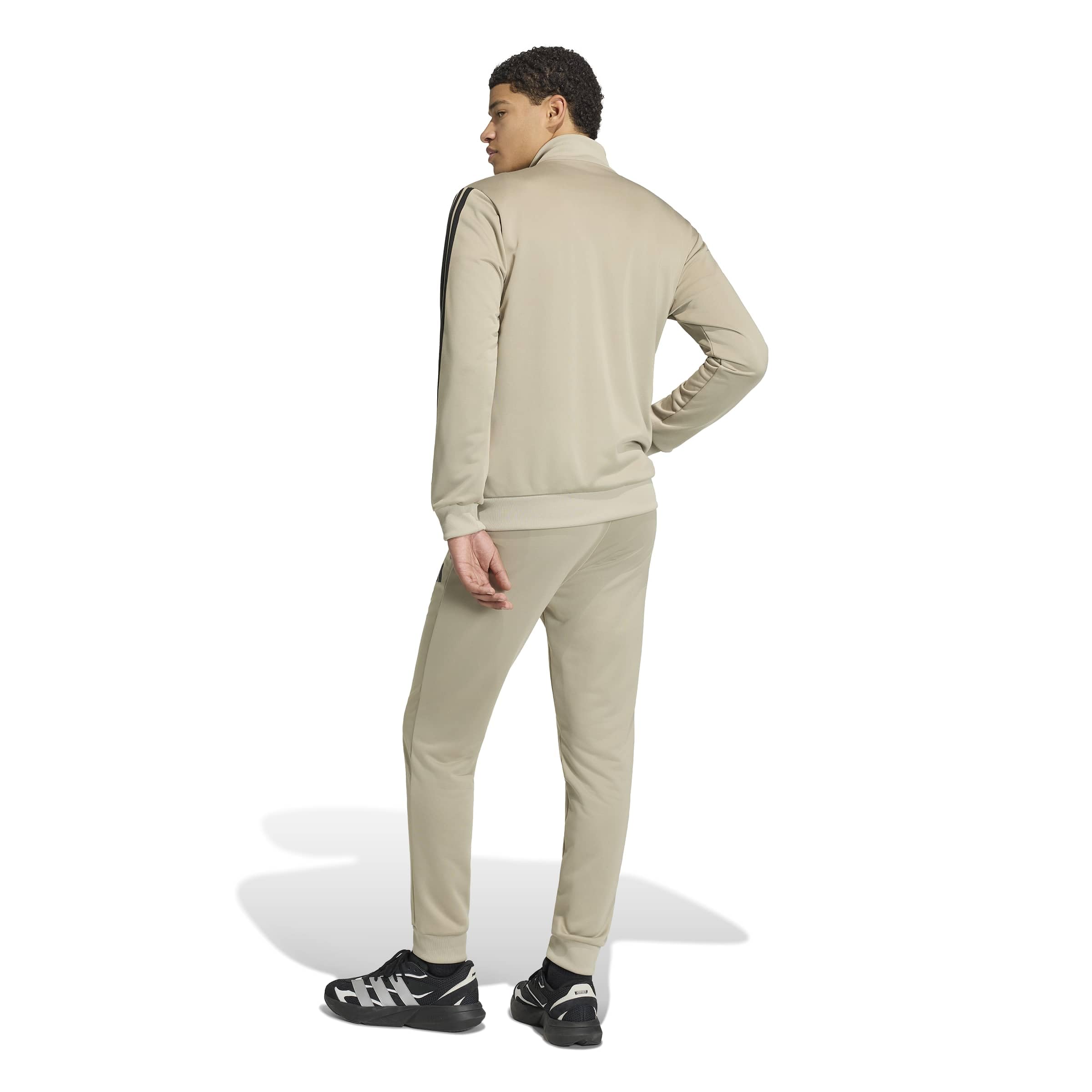 adidas Herren 3 STRIPES FRENCH TERRY TRACKSUITS, Wonder Cargo, S