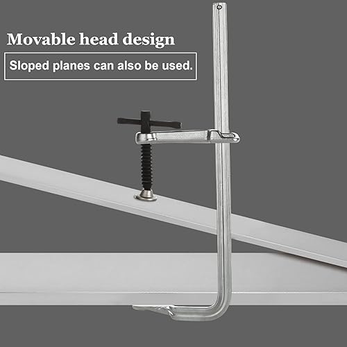 Miniatura 6 de 2 abrazaderas de barra, abrazaderas de soldadura de 12.4 x 3 pulgadas, abrazadera F resistente para carpintería y trabajo del metal