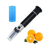 Vista 1 de Refractómetro medidor de Brix 0-32% con ATC, refractómetro de Brix, refractómetro de laboratorio para frutas, jugos de frutas, elaboración de vino