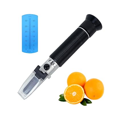 0-32% Brix Meter Refractometer with ATC, brix Refractometer,lab Refractometer forfruit, Fruit Juice,Wine Making