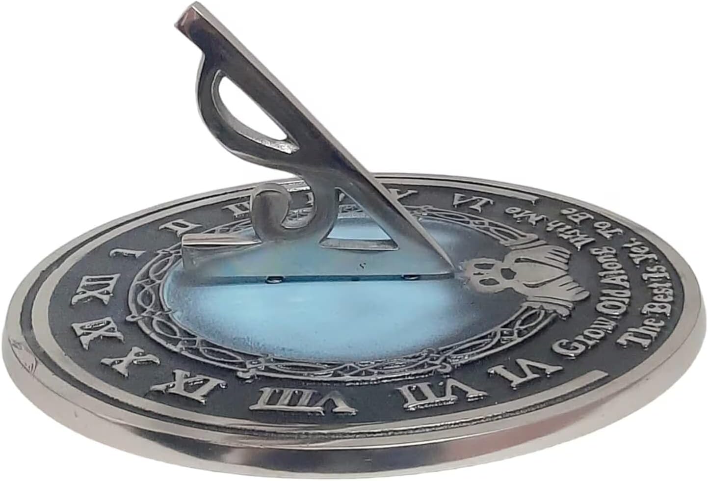 MJR Exports Sundial 10" Grow Old Along w/Me Large Unique Wedding Gift for Couples, Home Decor, Perfect Retirement & Special Occasions Gift, for Couples, Office Decor