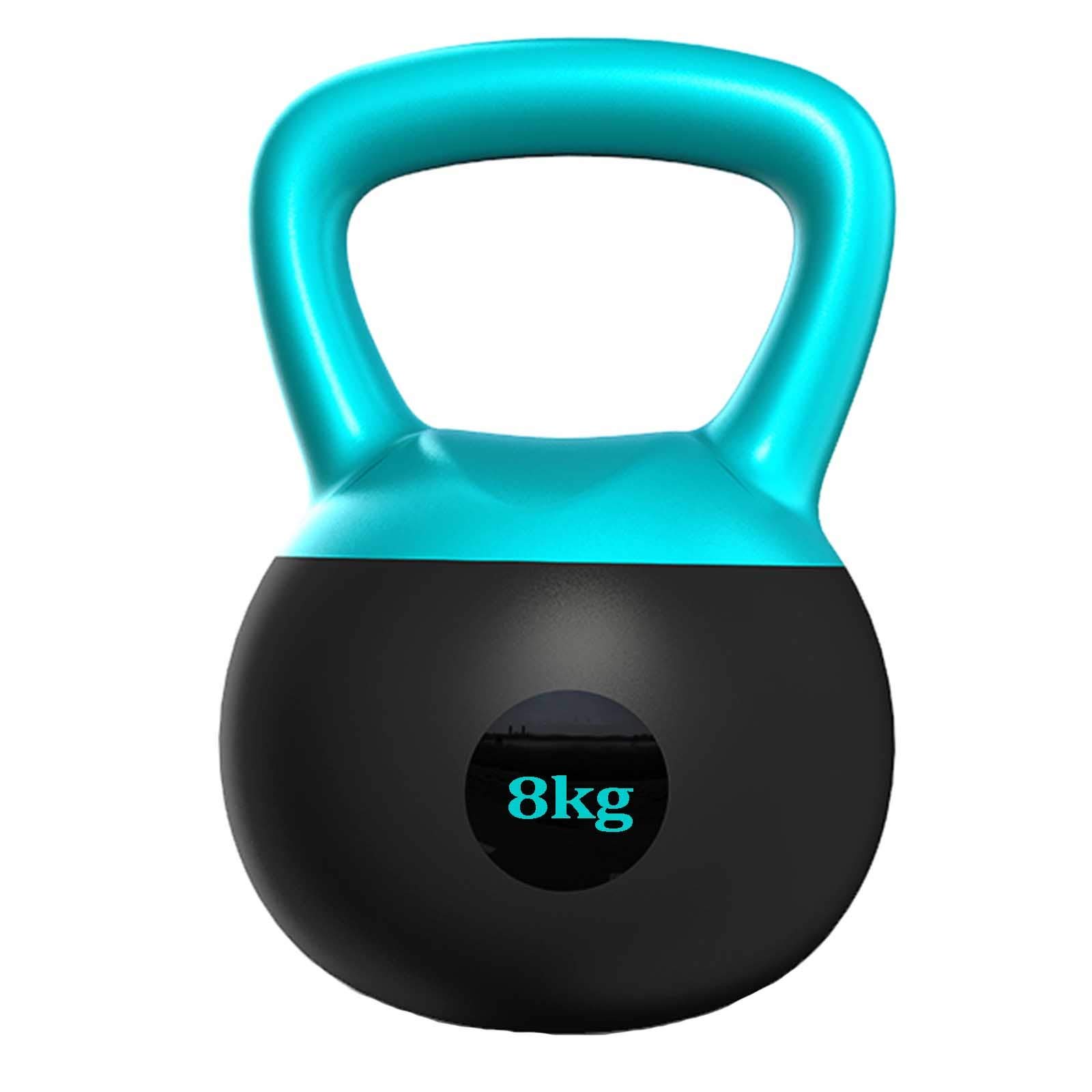 Kettlebell Color Morbido Fitness Kettlebell, Cross Training Forza Muscolare Peso Allenamento per Uomo E Donna, 8kg / 12 kg / 16 kg