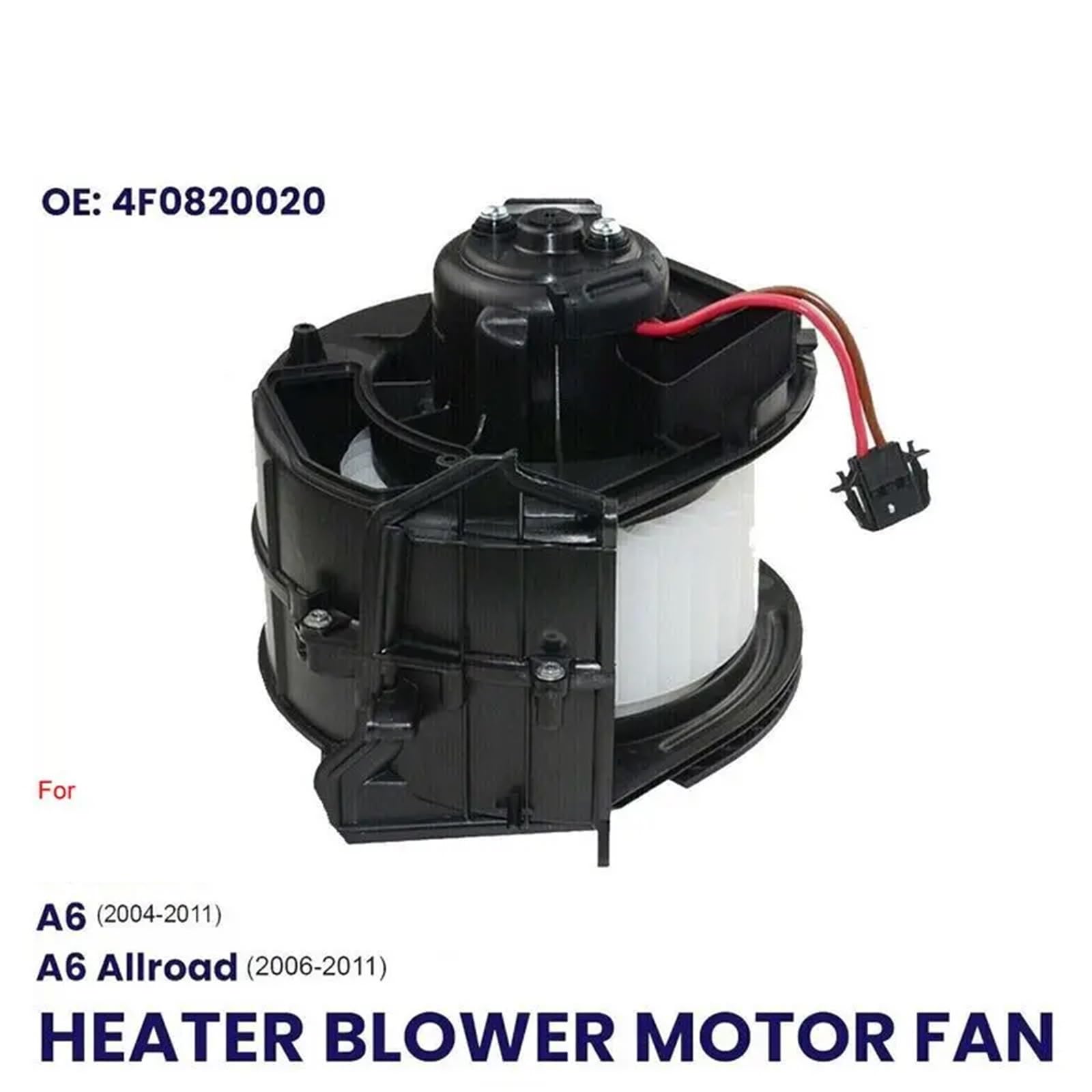 Silnik wentylatora dmuchawy nagrzewnicy do Audi A6 C6 R8 Climate AIR CON 2005-2011 4F0820020A