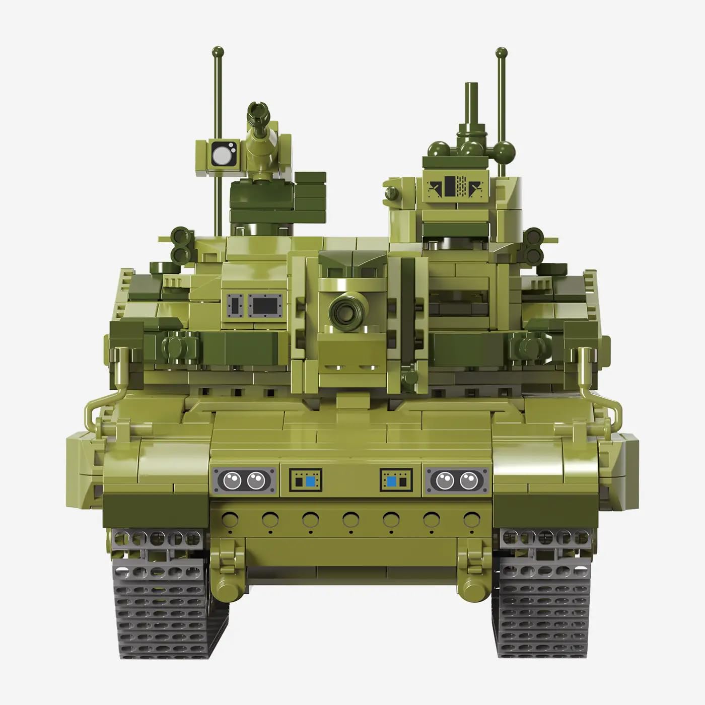 BlueBrixx IMBT - Carro armato da combattimento, 1385 mattoncini, modello