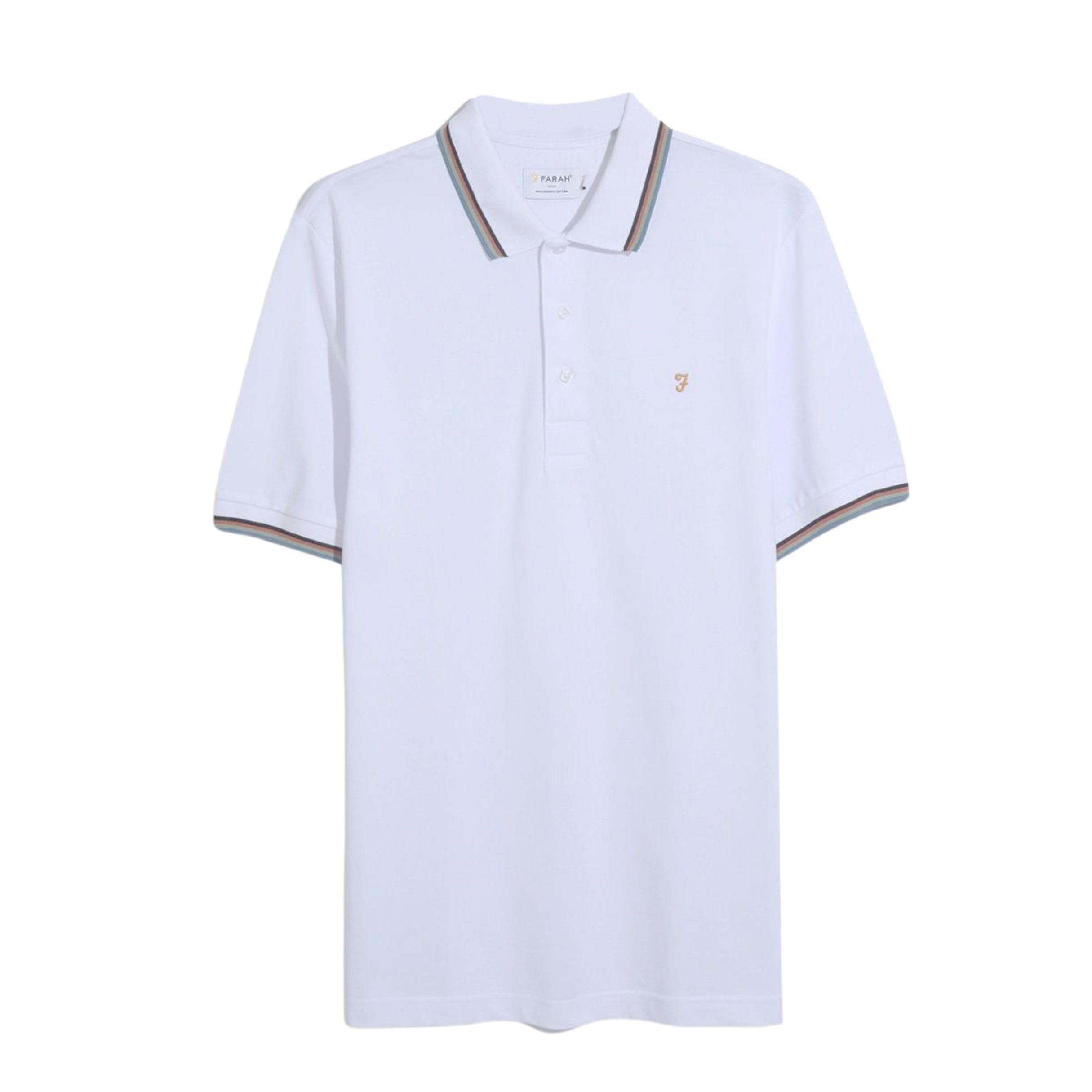 Farah Men's Elton Short Sleeve Polo, S, XLarge