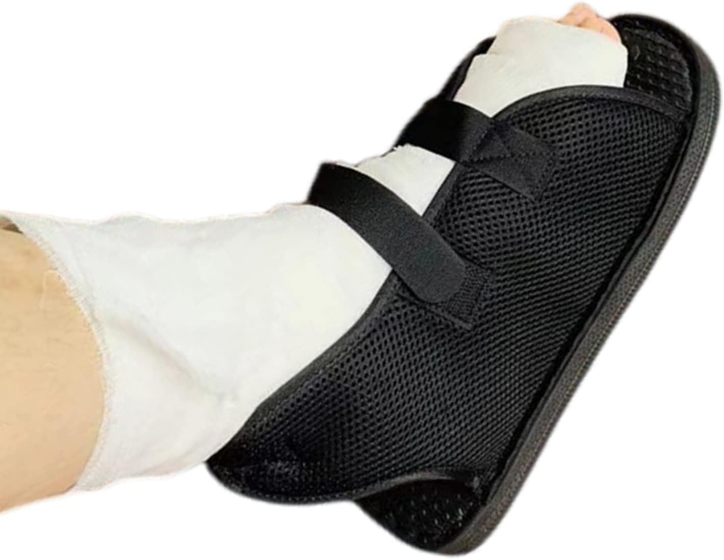 DKULMN Zapato médico con Velcro, Zapato de recuperación para postoperatorio, se Adapta Tanto al pie Izquierdo como al Derecho.,25CM
