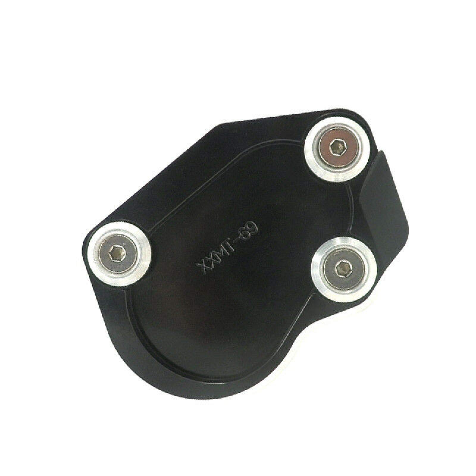 YGZZHK Motorcycle Side Stand Pad Plate Kickstand Enlarger Support Extension,For BMW R Nine T R nineT RnineT RNINET 2014 2015 2016 Black