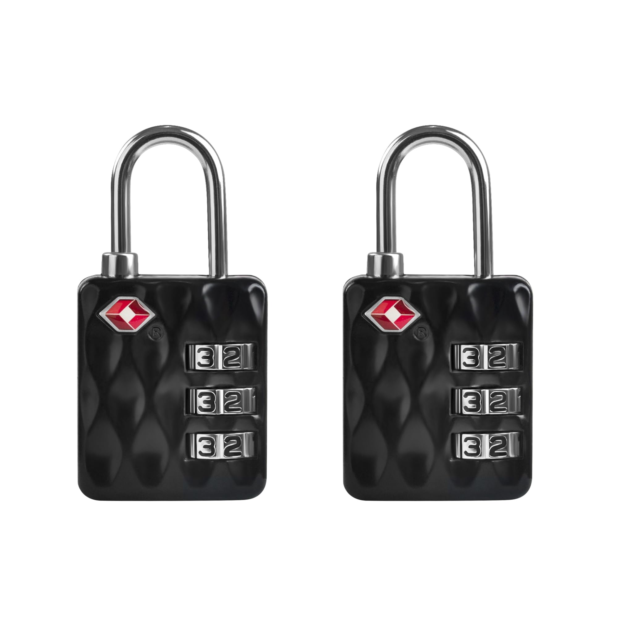 UP Security TSA Locks for Luggage, Combination Lock for Locker, 3 Digit Padlock Combination, Combo Small Padlock, for Gym Locker, Suitcase, Gun Case,