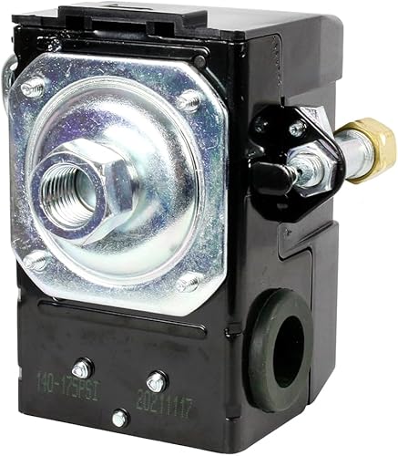 Miniatura 3 de Interruptor de control de presión del compresor de aire de repuesto, puerto H1,1, 140-175PSI