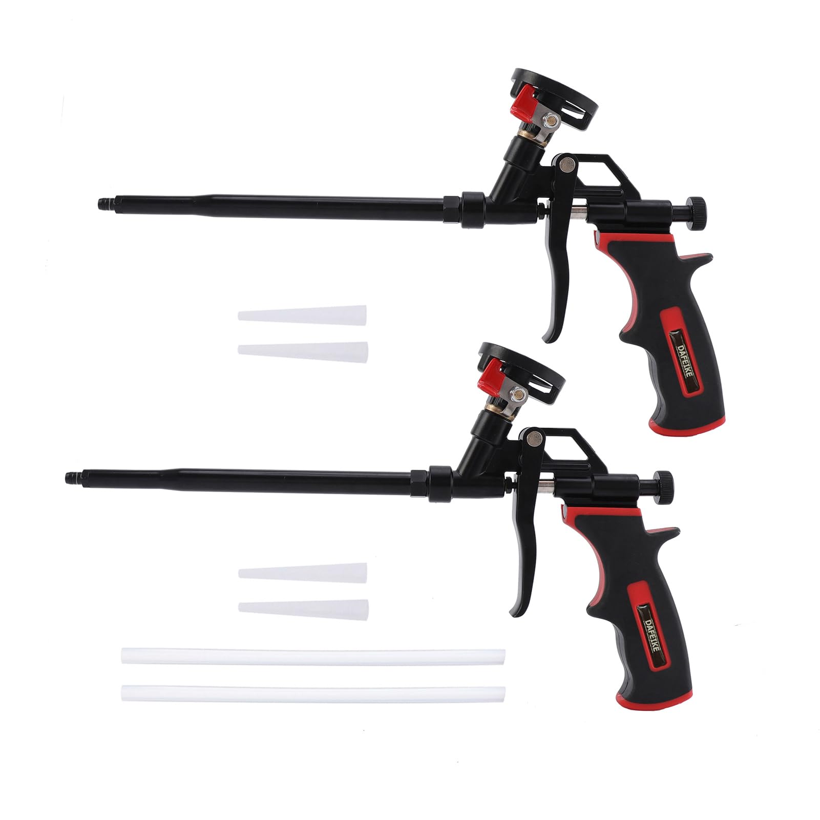 DAFEIKE Foam Spray Gun Foam Insulation Gun Updated Teflon Foam Dispensing Gun Cleaner Save Expanding Pu Foam Gun for Insulating and Caulking Pack of 2