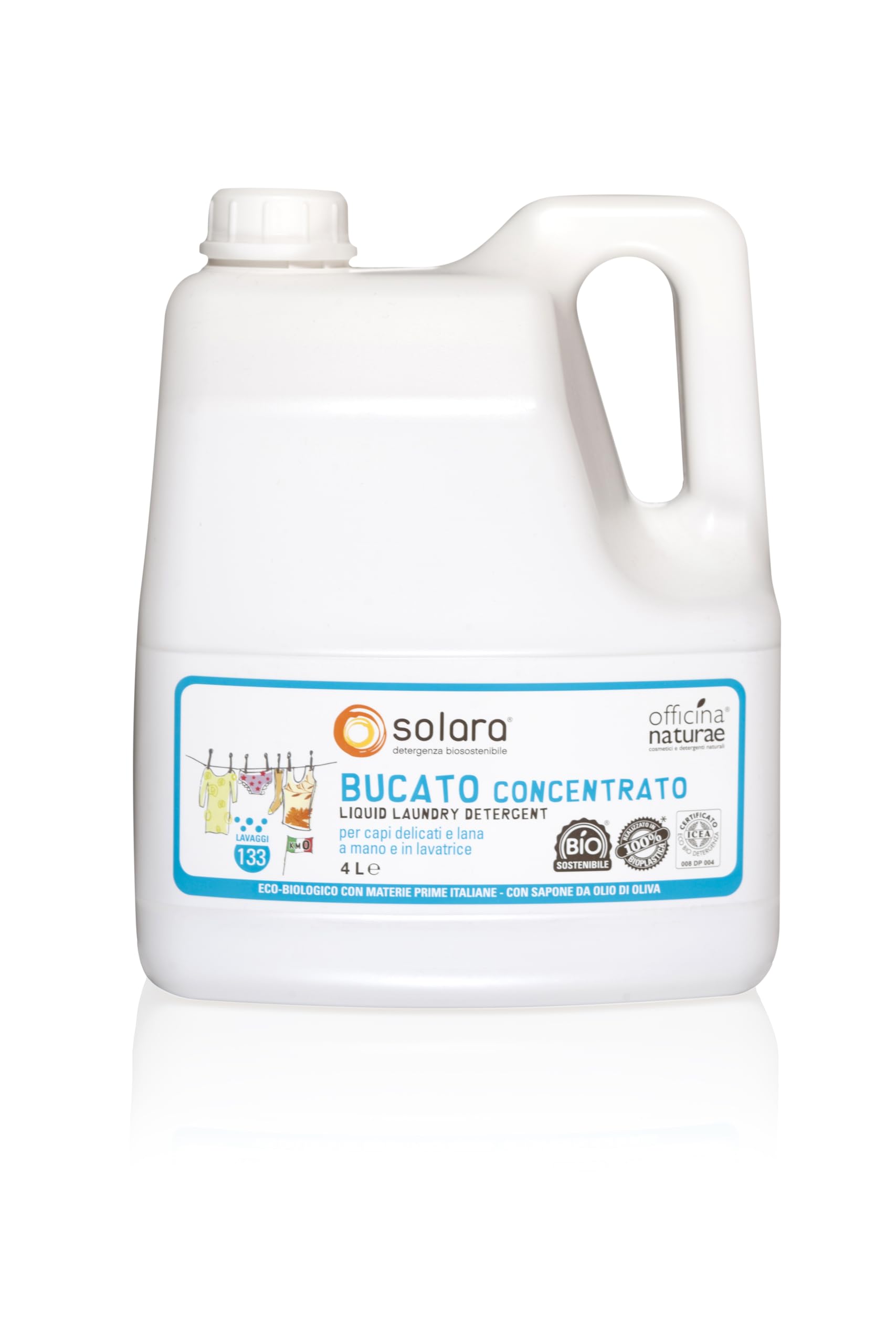 Officina Naturae Detersivo Lavatrice Detersivo Ecologico Concentrato 4L